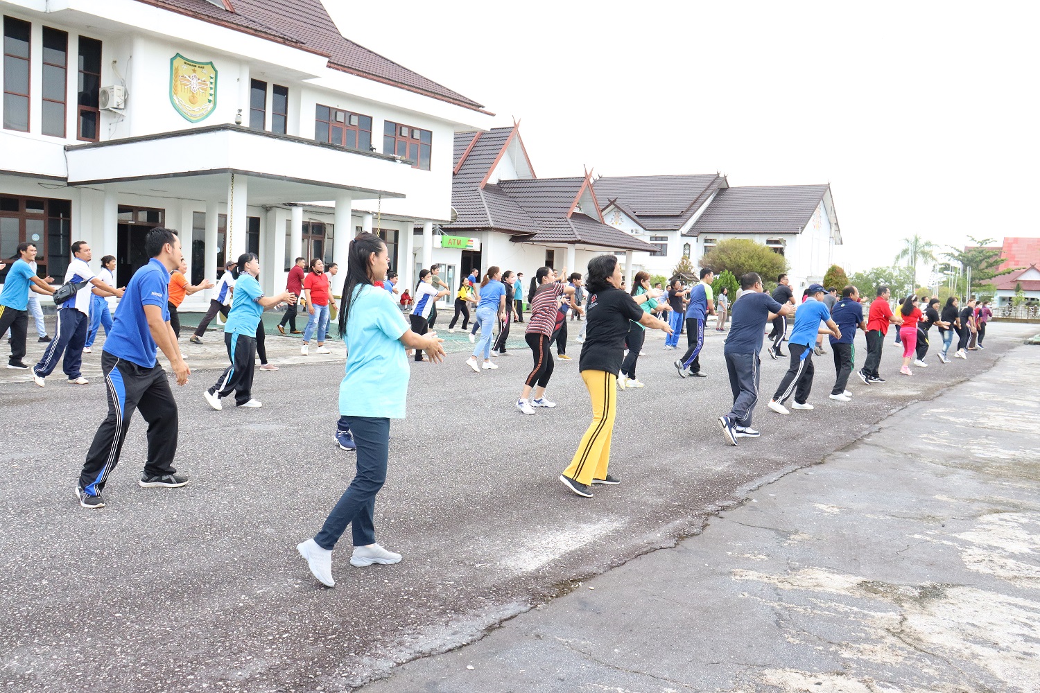 Pemkab Gunung Mas Gelar Senam Sehat