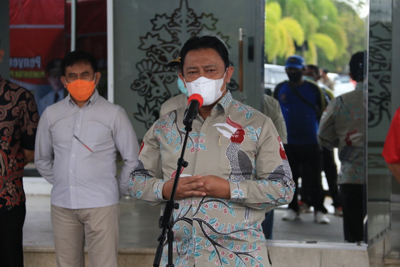 Wagub Kalteng Lakukan Pelepasan Bantuan Pemprov Untuk Korban Kebakaran Pundu