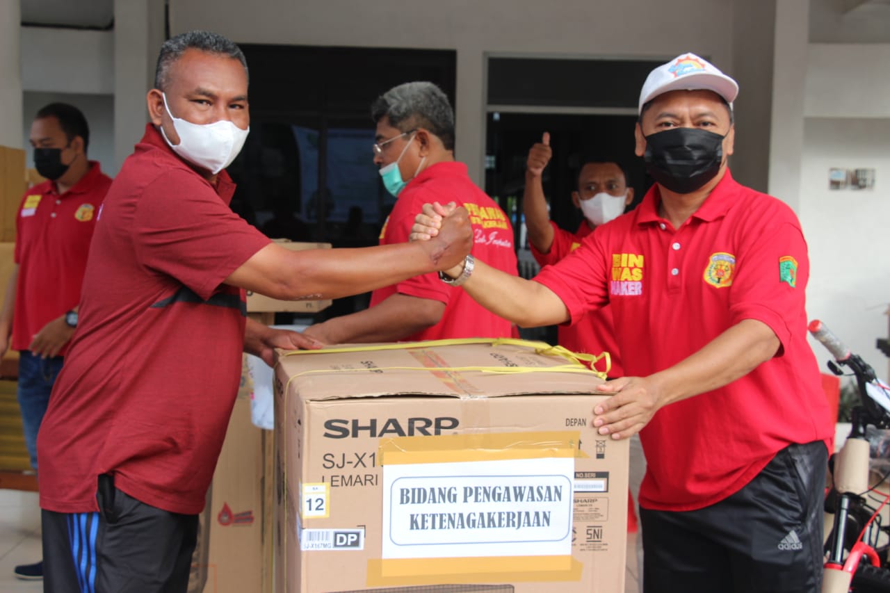 Bulan K3, Disnakertrans Kalteng Adakan Senam Sehat