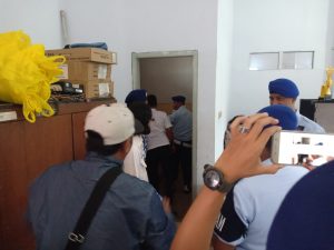 Kalapas Pangkalan Bun, BNN dan Polres Kota Waringin Barat Menyelenggarakan Tes Urine