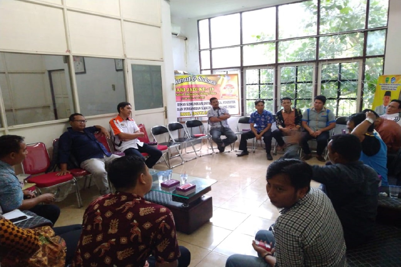 Diskominfo Pulang Pisau Adakan Pertemuan Dengan Media