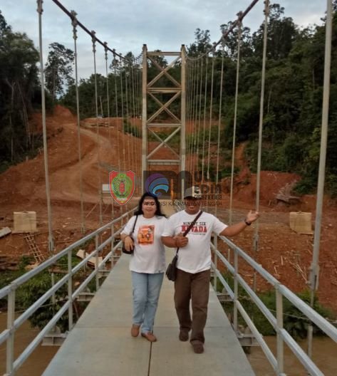 Jembatan Gantung Desa Upon Batu Menambah Pertumbuhan Ekonomi Masyarakat