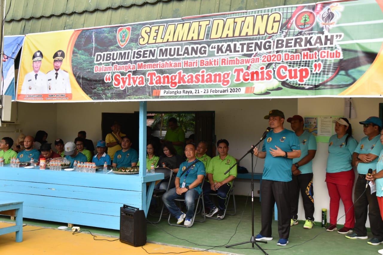 Meriahkan Peringatan Hari Bakti Rimbawan, Dinas Kehutanan Gelar Pertandingan Tenis Lapangan