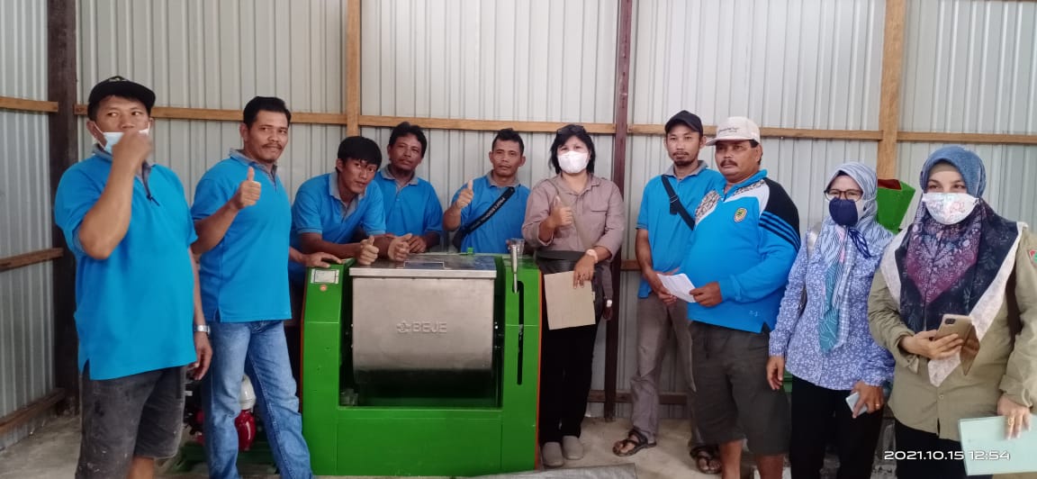 Dinas TPHP Prov. Kalteng Dukung Peningkatan Mutu Produk Olahan Melalui Sarana Unit Pengolahan Hasil