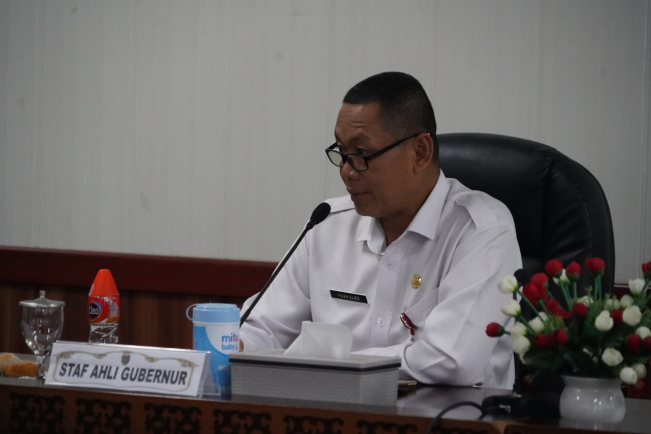 Pimpin Entry Meeting, Sahli Yuas Elko Minta Perangkat Daerah Jalin Kerja Sama dengan BPKP dalam Turunkan Angka Kemiskinan dan Stunting di Kalteng