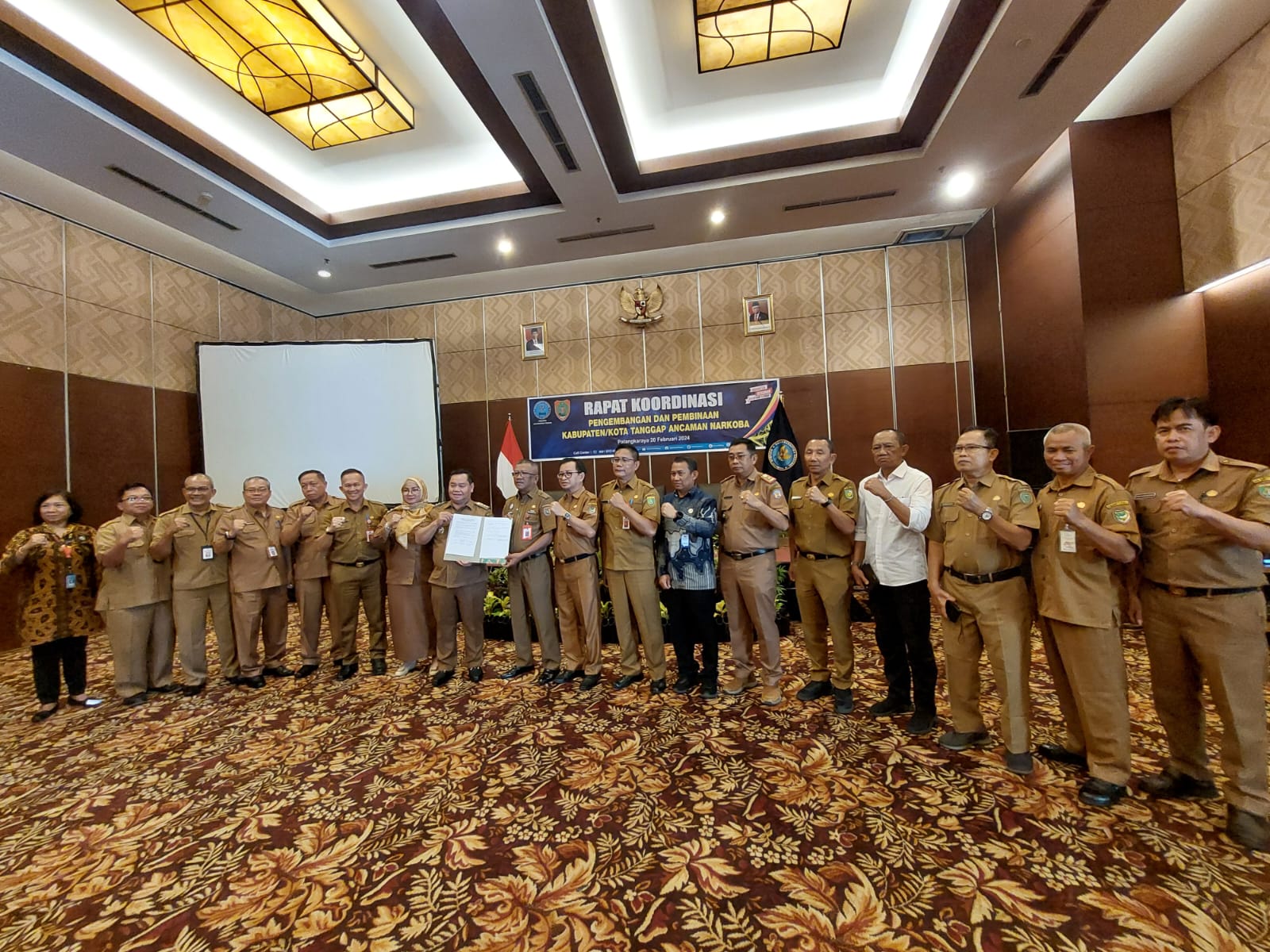 Kaban Kesbangpol Sampaikan Materi P4GN pada Rakor Pengembangan dan Pembinaan Kab/Kota Tanggap Ancaman Narkoba
