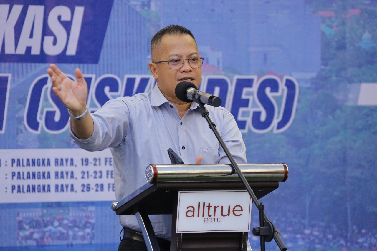 Kadis PMD Prov. Kalteng Resmi Buka Pelatihan Aplikasi SISKEUDES Versi 2.0.7 Tahun 2025