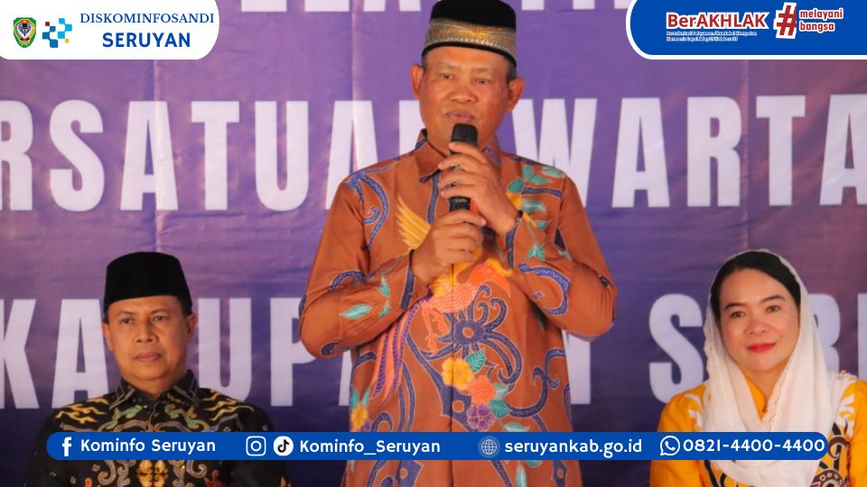 Hadiri Pelantikan Pengurus PWI, Bupati Seruyan Tekankan Peran Strategis Pers dalam Pembangunan Daerah