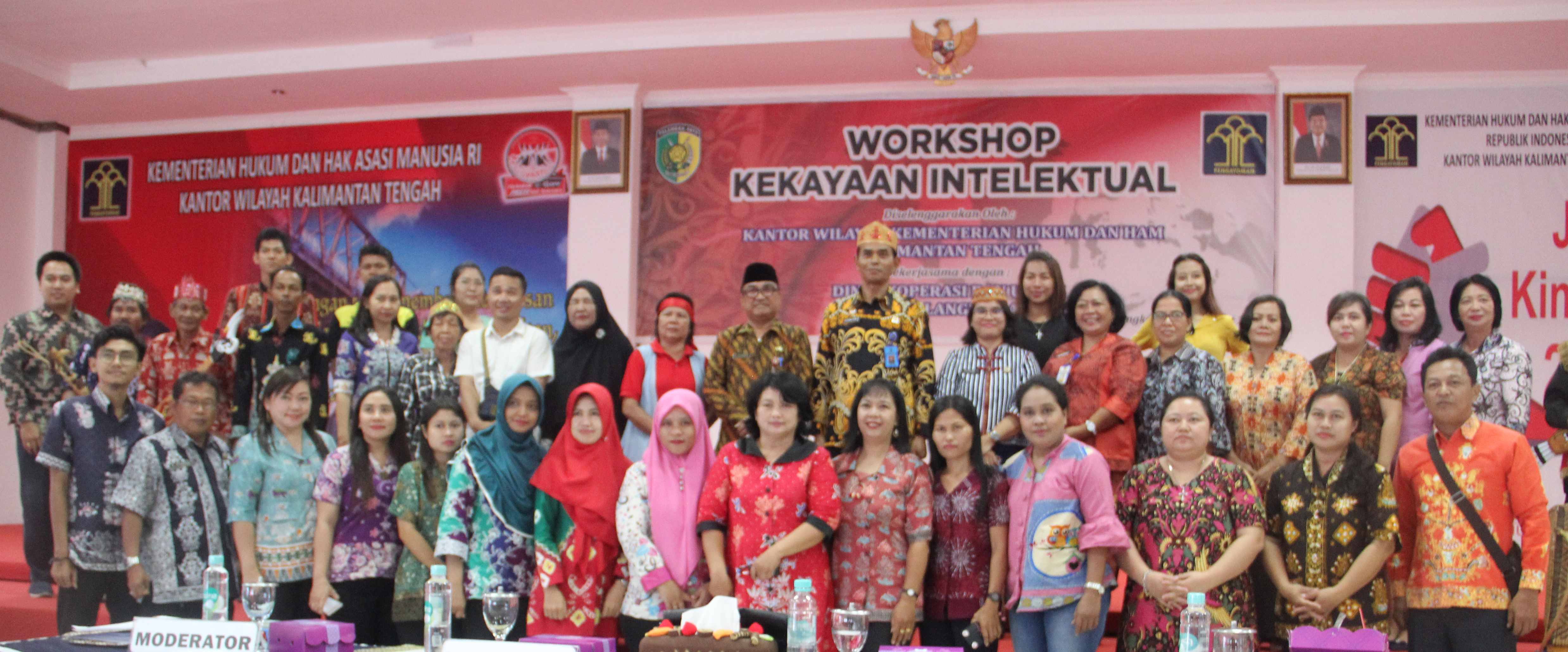 Kemenkumham Kalteng Adakan Workshop Kekayaan Intelektual Bekerja Sama Dengan Dinas Koperasi, Usaha Kecil Dan Menengah Palangka Raya