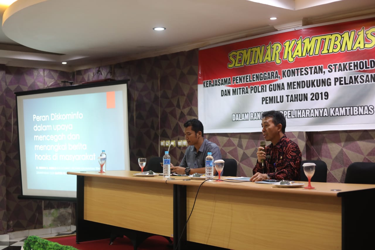 27 Hari Jelang Pemilu, Diskominfo Kalteng Beri Materi Tentang Hoax