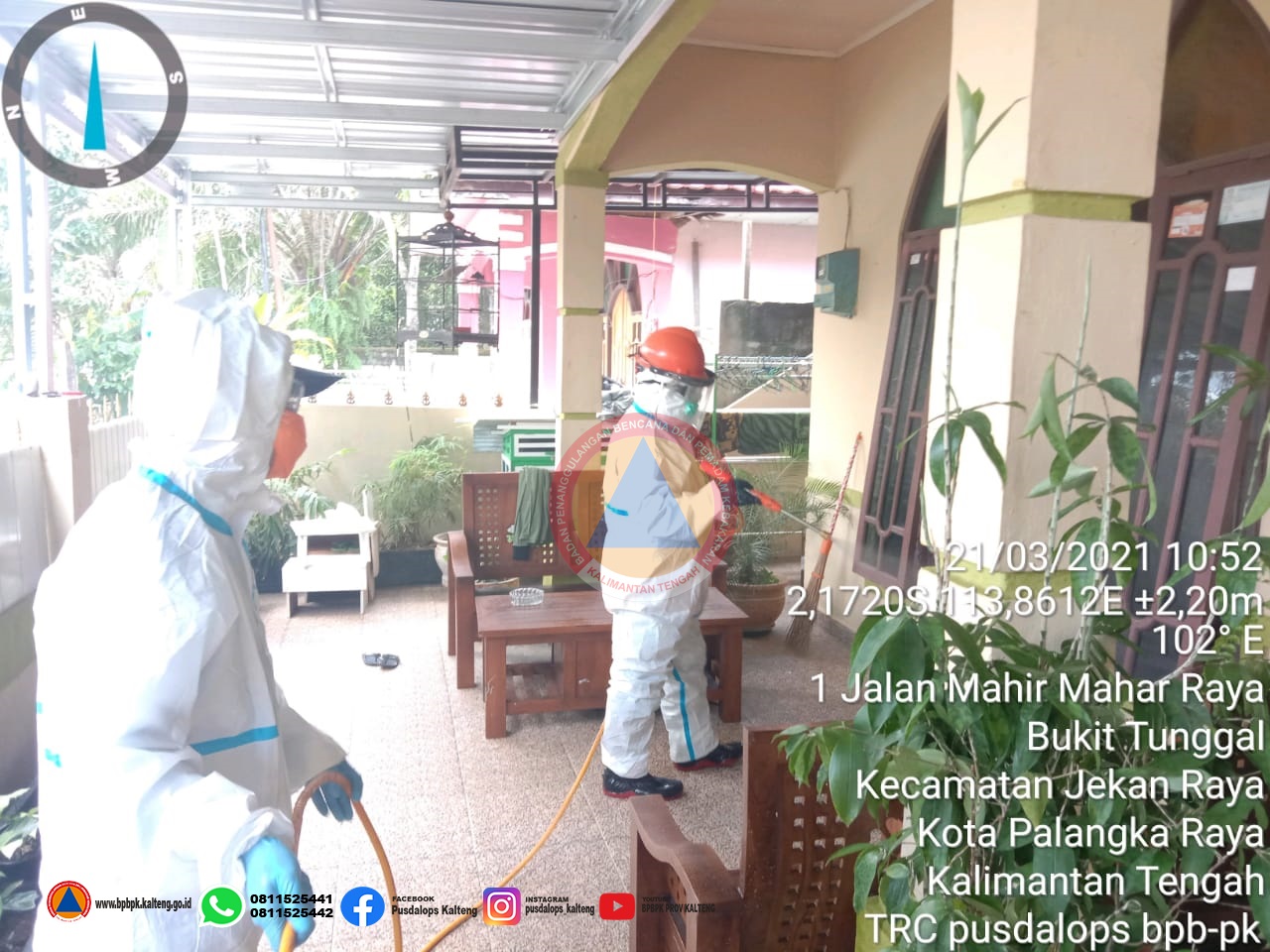 Masyarakat Dihimbau Lakukan Penyemprotan Disinfektan Secara Mandiri