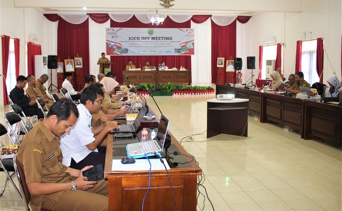 Asisten PemKesra Setda Kab. Barsel Buka Kick Off Meeting Program PPSP Tahun 2023