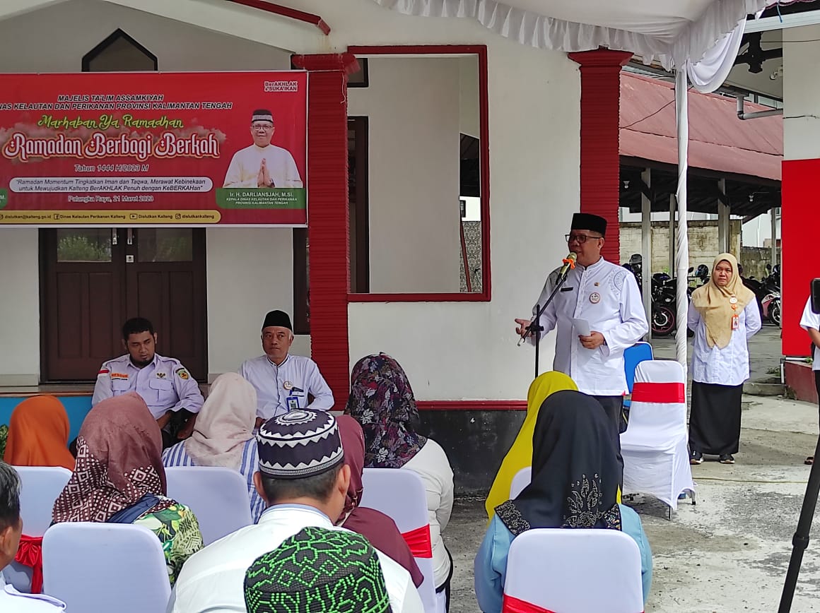 Sambut Ramadan 1444 H, Majelis Talim Assamkiyah Dislutkan Prov. Kalteng Bagikan Paket Sembako Berkah