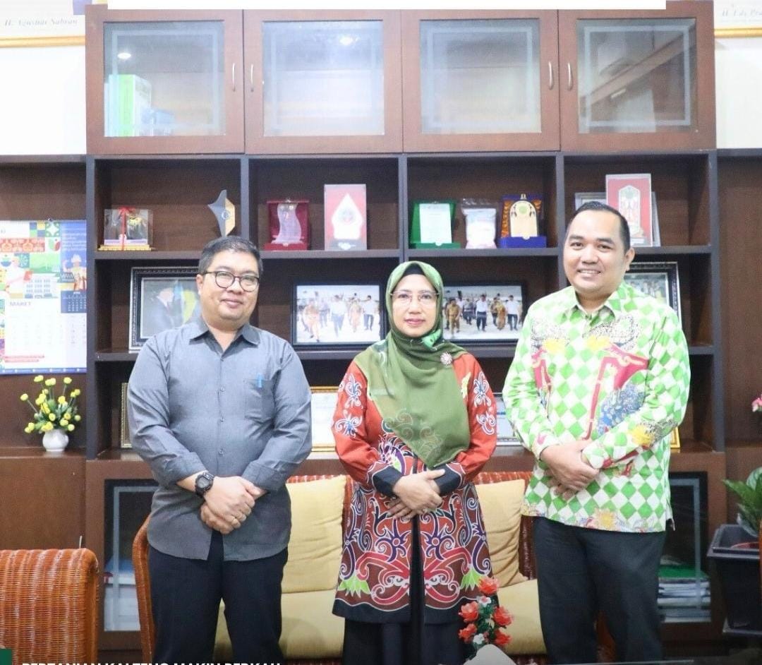 Kadis TPHP Prov. Kalteng Terima Kunker Koordinasi Kegiatan Cetak Sawah dengan Kabupaten Gunung Mas 
