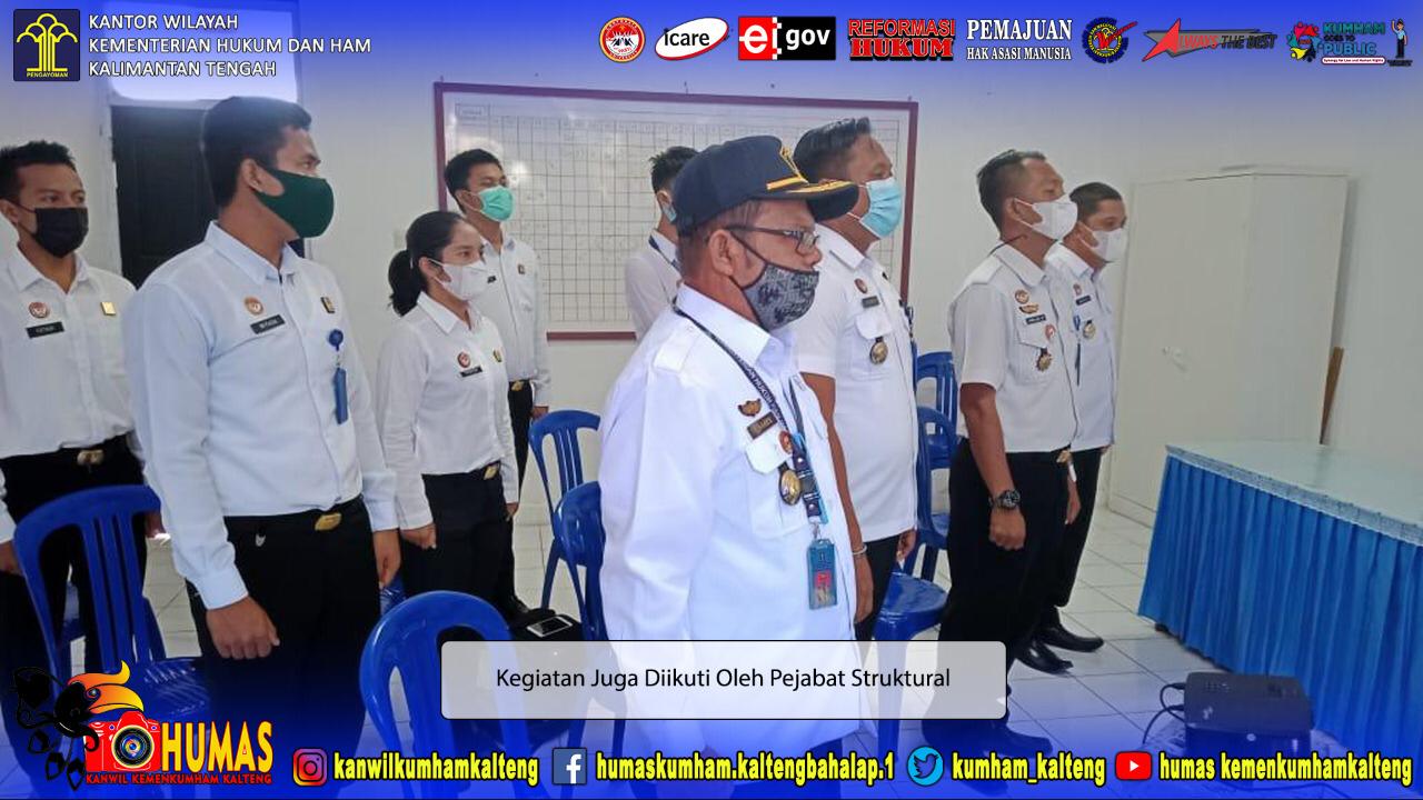 CPNS Rutan Kuala Kapuas Ikuti Pembukaan Latsar