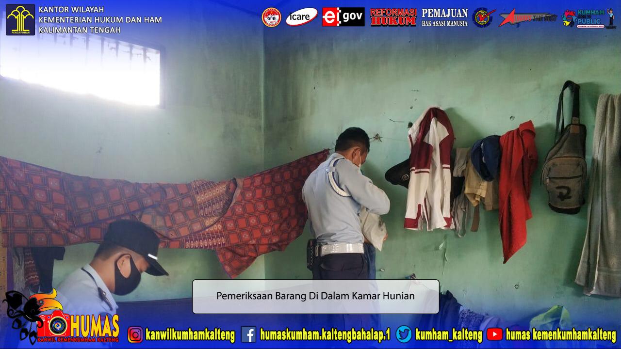 Razia Rutin Jaga Keamanan dan Ketertiban di Rutan Kuala Kapuas