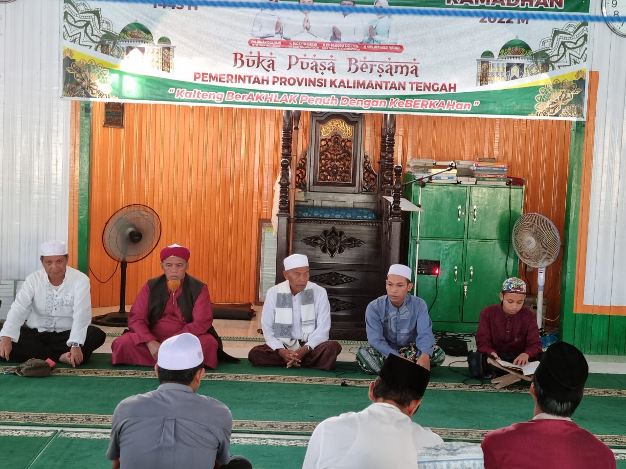 Safari Ramadan di Masjid Al Baitulsalam Katingan Kuala, Masyarakat Diminta Tetap Prokes Meski Covid-19 Melandai