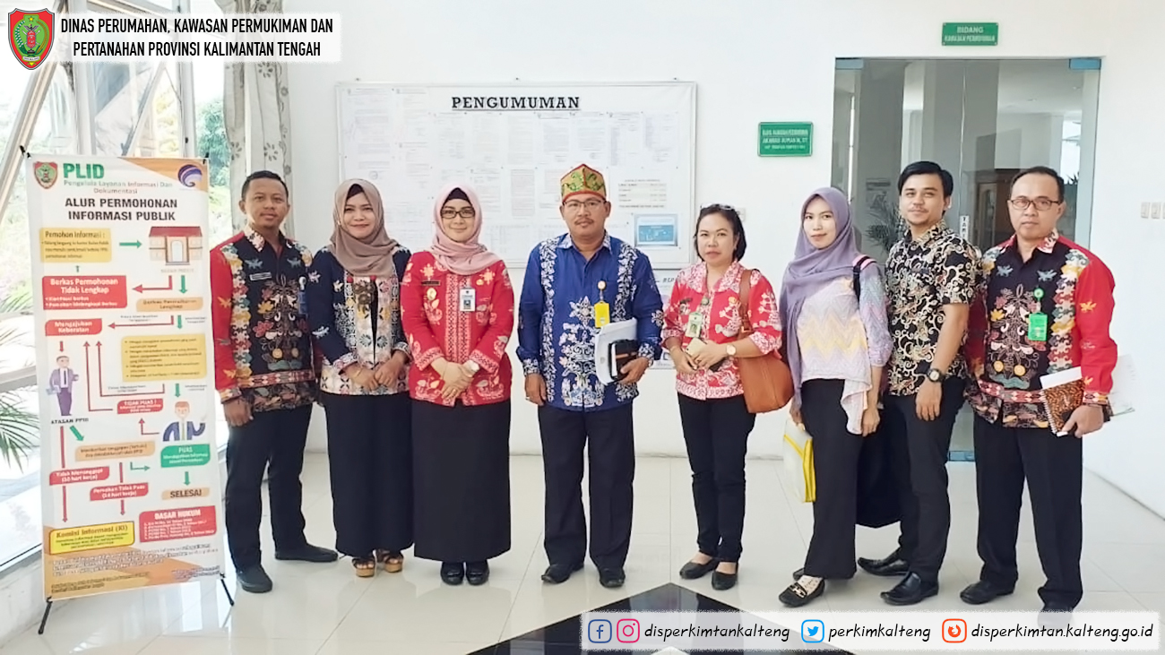 Disperkimtan Prov. Kalteng Targetkan 10 Besar Pemeringkatan Keterbukaan Informasi Badan Publik 2019