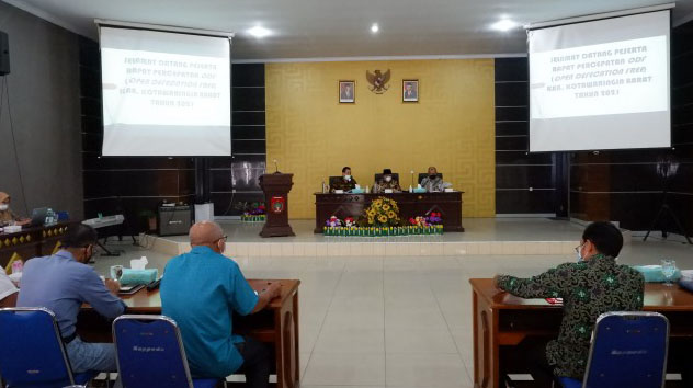 Pemkab Kobar Gelar Rapat Percepatan Open Defecation Free