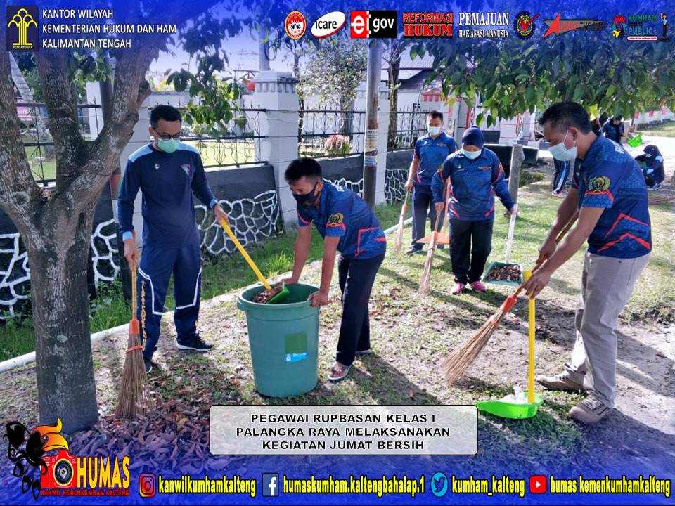 Giat Jumat Bersih Pegawai Rupbaskara