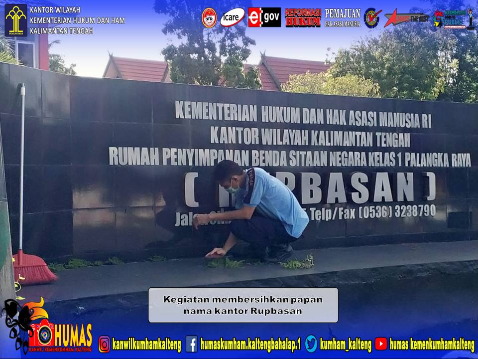 Giat Jumat Bersih Pegawai Rupbaskara