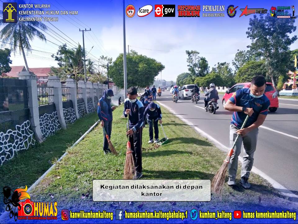 Giat Jumat Bersih Pegawai Rupbaskara