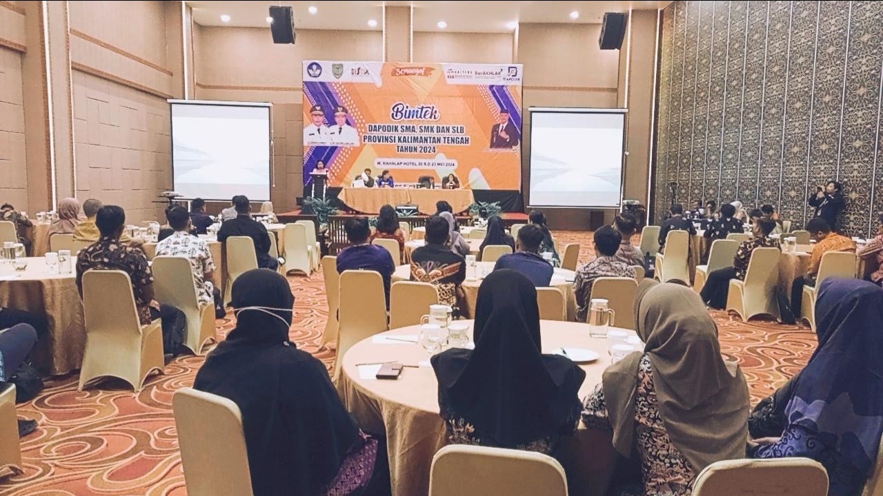 Bimtek Dapodik SMA, SMK, dan SLB Provinsi Kalimantan Tengah Tahun 2024 Resmi Dibuka