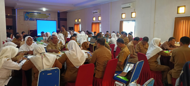 Dinas Dikbud Kobar Gelar Kegiatan Pendampingan Implementasi Kurikulum Merdeka Mandiri Satuan Pendidikan