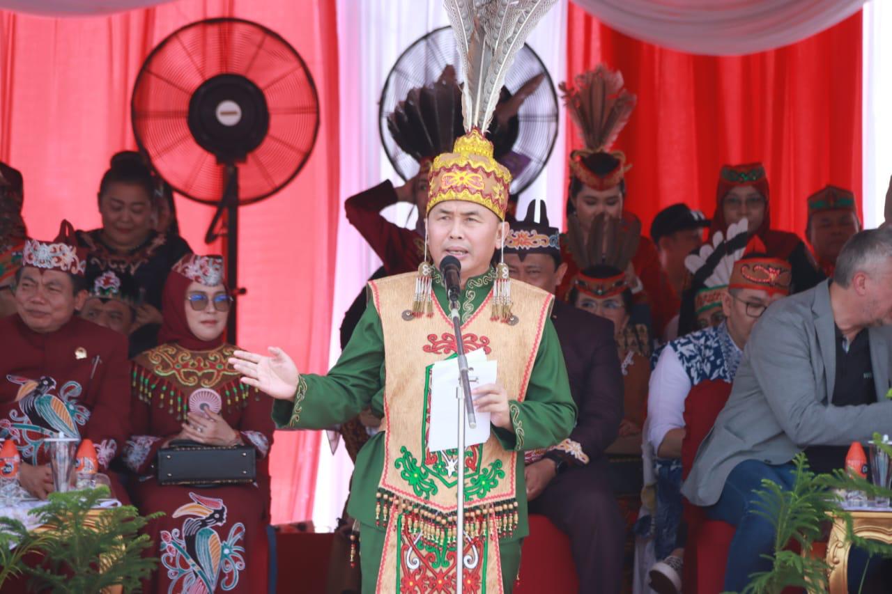 Gubernur Kalteng H. Sugianto Sabran : Festival Budaya Isen Mulang Wahana Promosikan Keunggulan Daerah