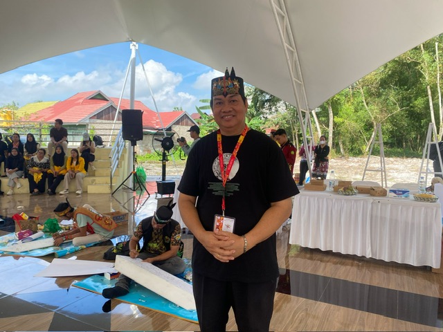 Lomba Lukis Ornamen Talawang Ramaikan FBIM 2025, Upaya Pelestarian Budaya Dayak Kalteng