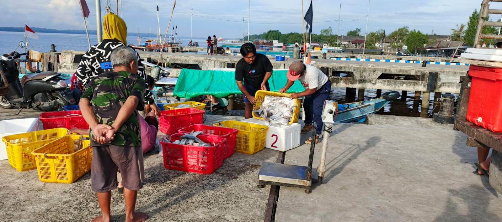Sempat Menurun Akibat Cuaca, Aktivitas di UPT Pelabuhan Perikanan Kumai Mulai Bergeliat