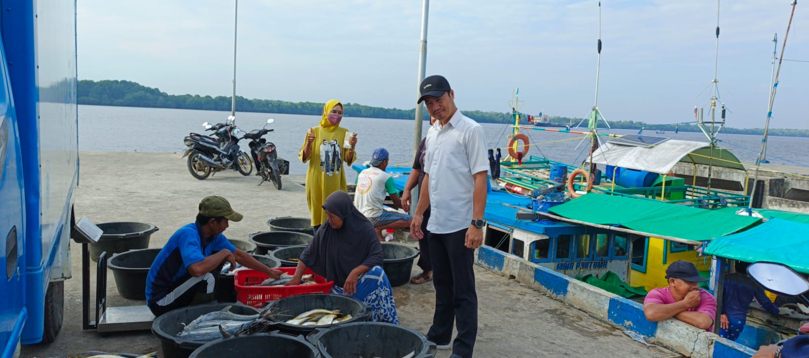 Sempat Menurun Akibat Cuaca, Aktivitas di UPT Pelabuhan Perikanan Kumai Mulai Bergeliat
