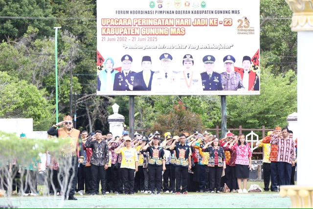 HUT Gunung Mas ke-23, Gubernur Kalteng Tegaskan Komitmen Pembangunan Berkeadilan
