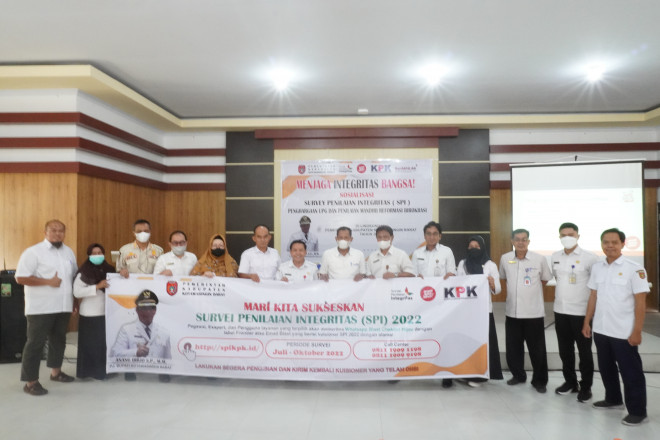 Sukseskan SPI KPK 2022, Pemkab Kobar Gelar Sosialisasi