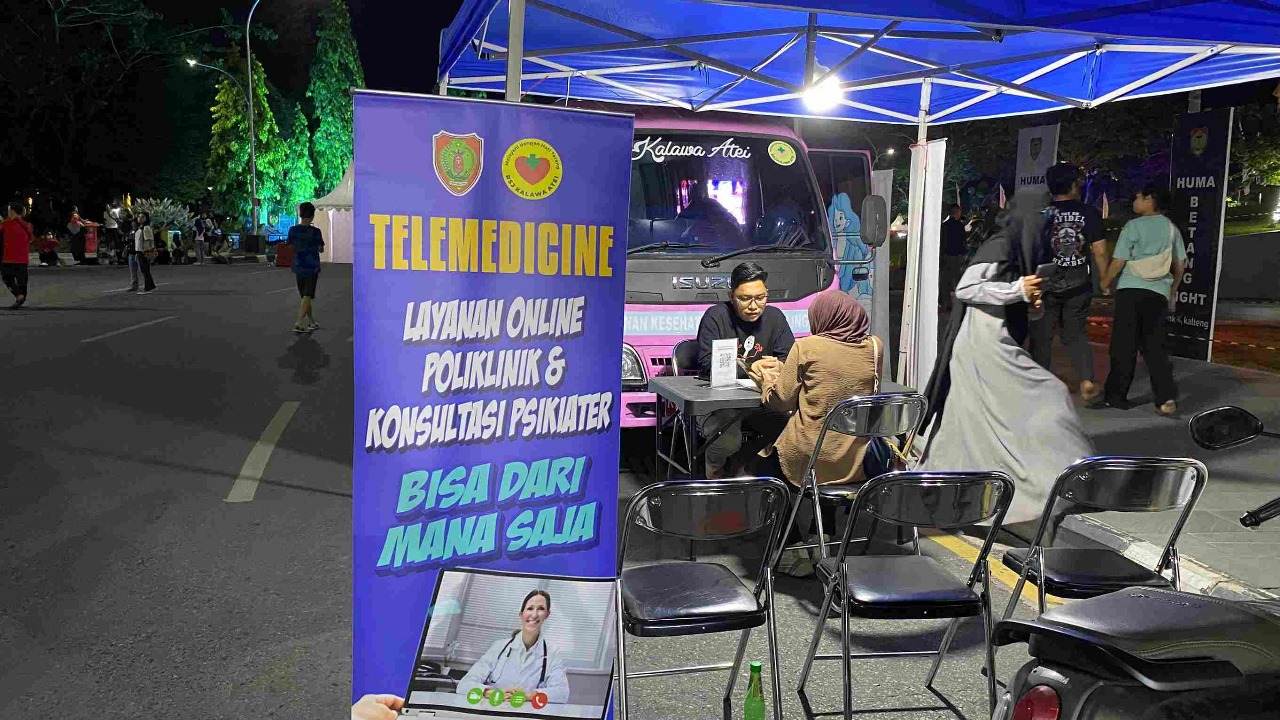 Sensasi Baru Di Huma Betang Night, Mobil ESKRIM Hadir Bawa Edukasi Kesehatan Mental