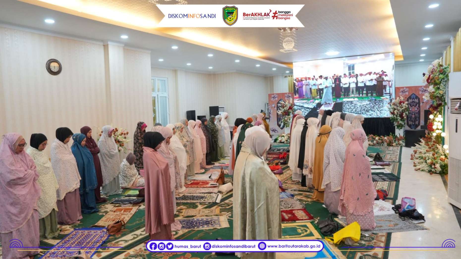 Pemkab Barito Utara Gelar Salat Hajat dan Doa Bersama Syukuran HUT Ke-55 Bupati H. Shalahuddin