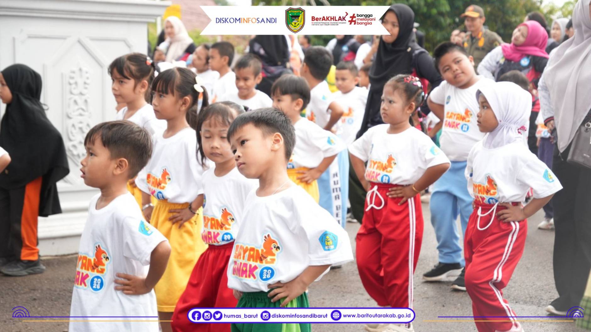 Hari Anak Nasional 2026, Bunda PAUD Barito Utara Ajak Anak Hidup Sehat Melalui Senam Bersama