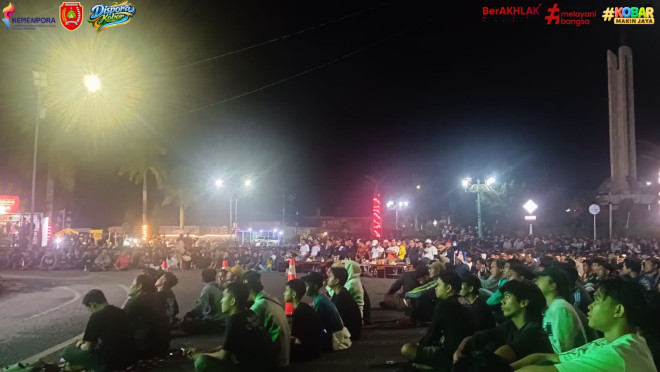 Pemkab Kobar Sukses Gelar Nobar Final Piala Dunia 2026