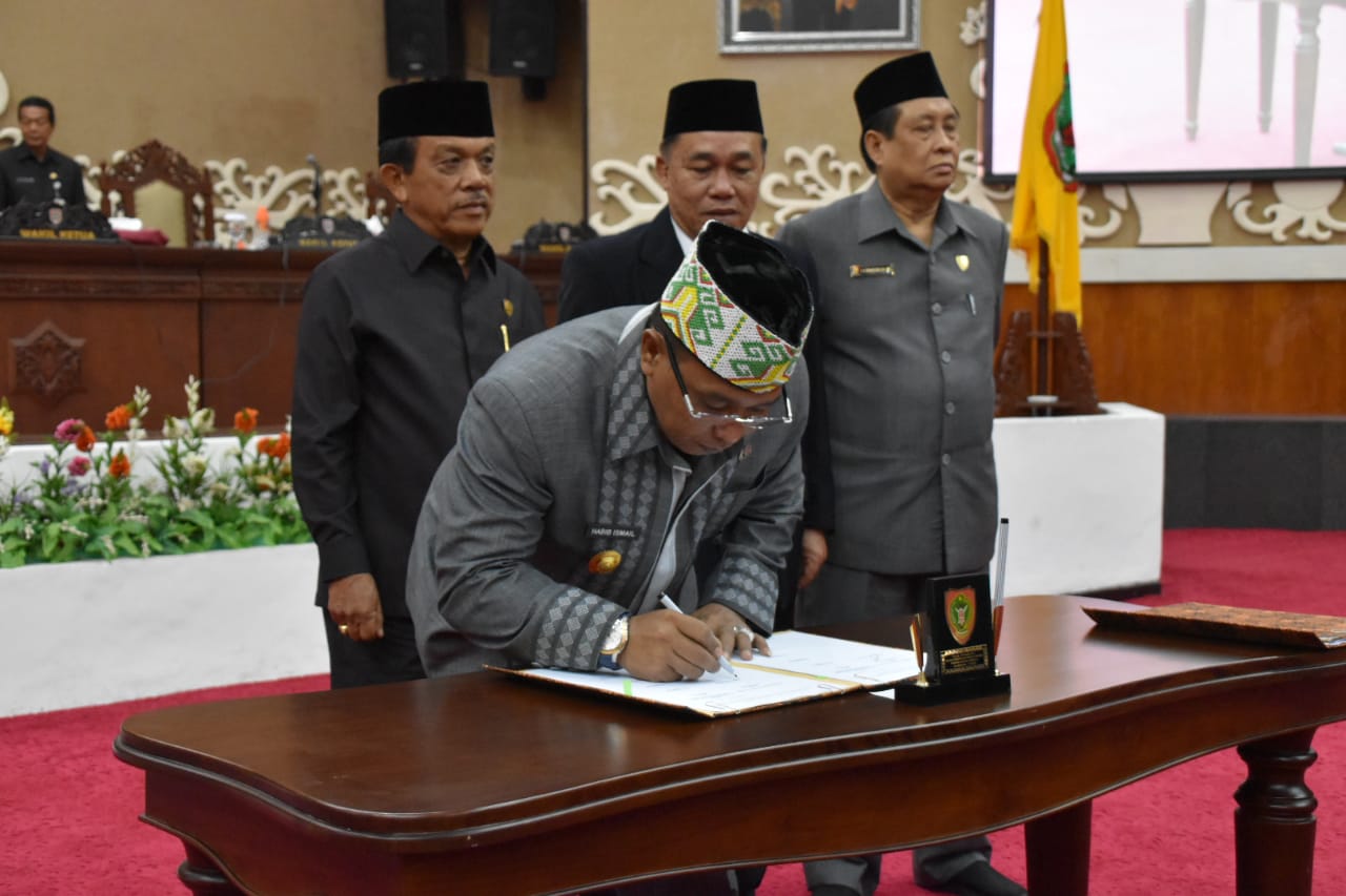 KUPA dan PPASP 2018 dan KUA PPAS 2019 disepakati Bersama Antara Gubernur Kalimantan Tengah Dan DPRD Provinsi Kalimantan Tengah