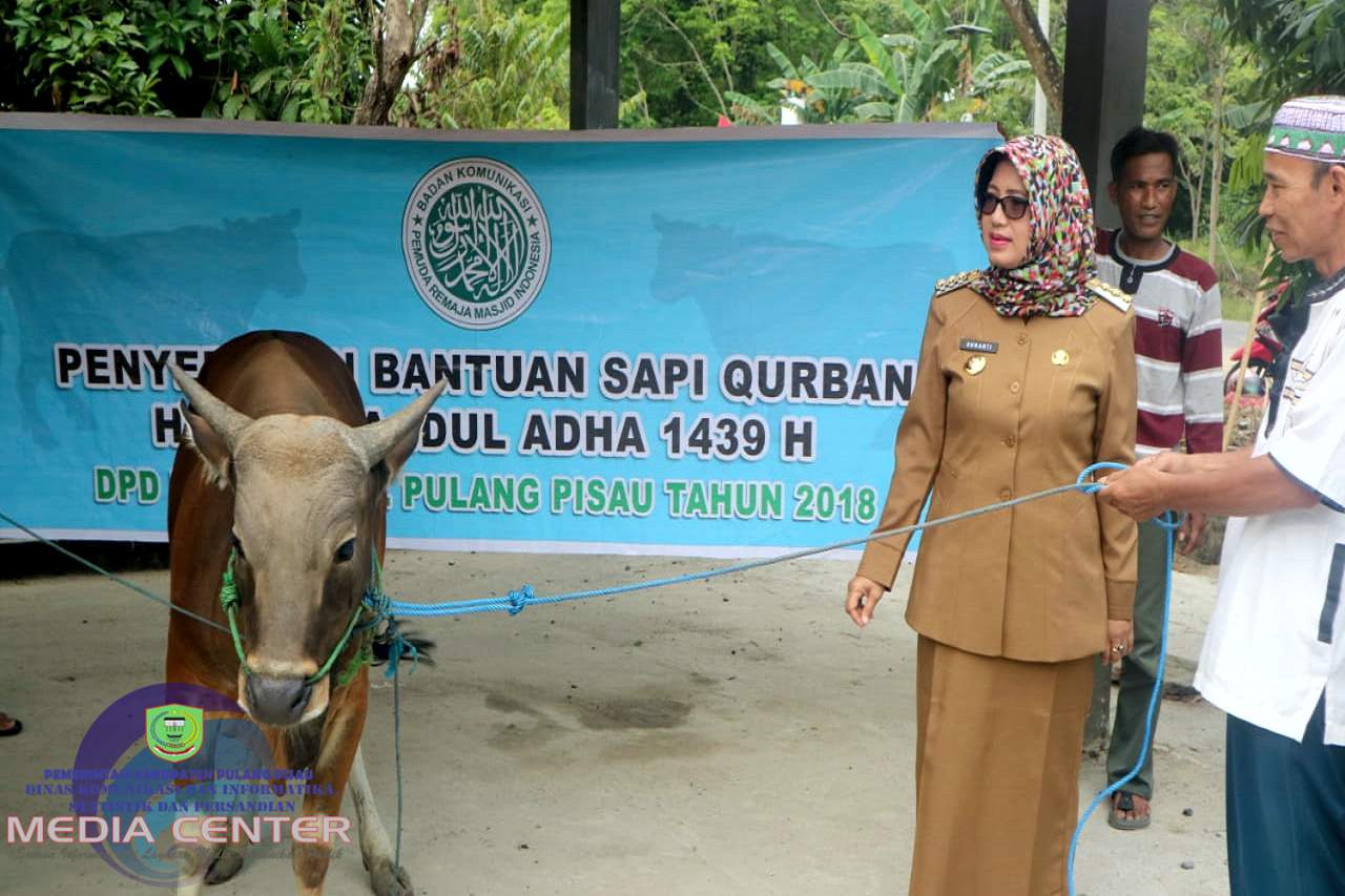 Pemkab Pulang Pisau Serahkan Hewan Kurban Di Tiga Tempat Di Kecamatan Kahayan Hilir