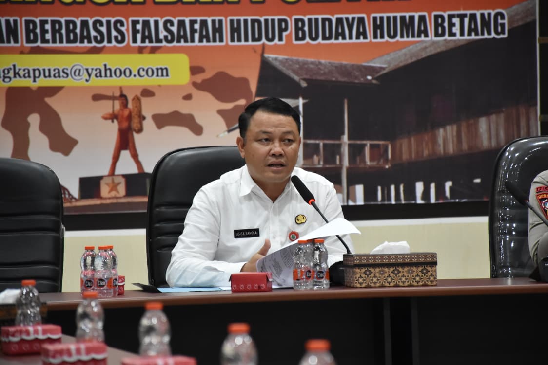 Sekda Pimpin Rakor RAT-PKS Kapuas, Bahas Konflik Sosial Dampak Banjir