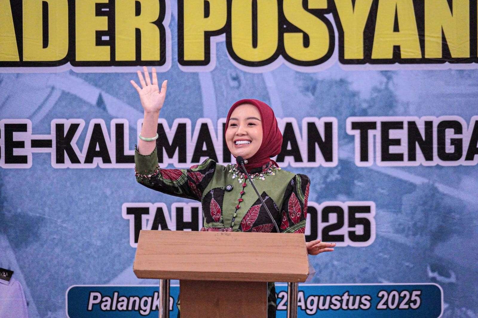 Ketua TP Posyandu Aisyah Thisia Agustiar Sabran Buka Peningkatan Kapasitas Kader Posyandu Se-Kalteng Tahun 2025