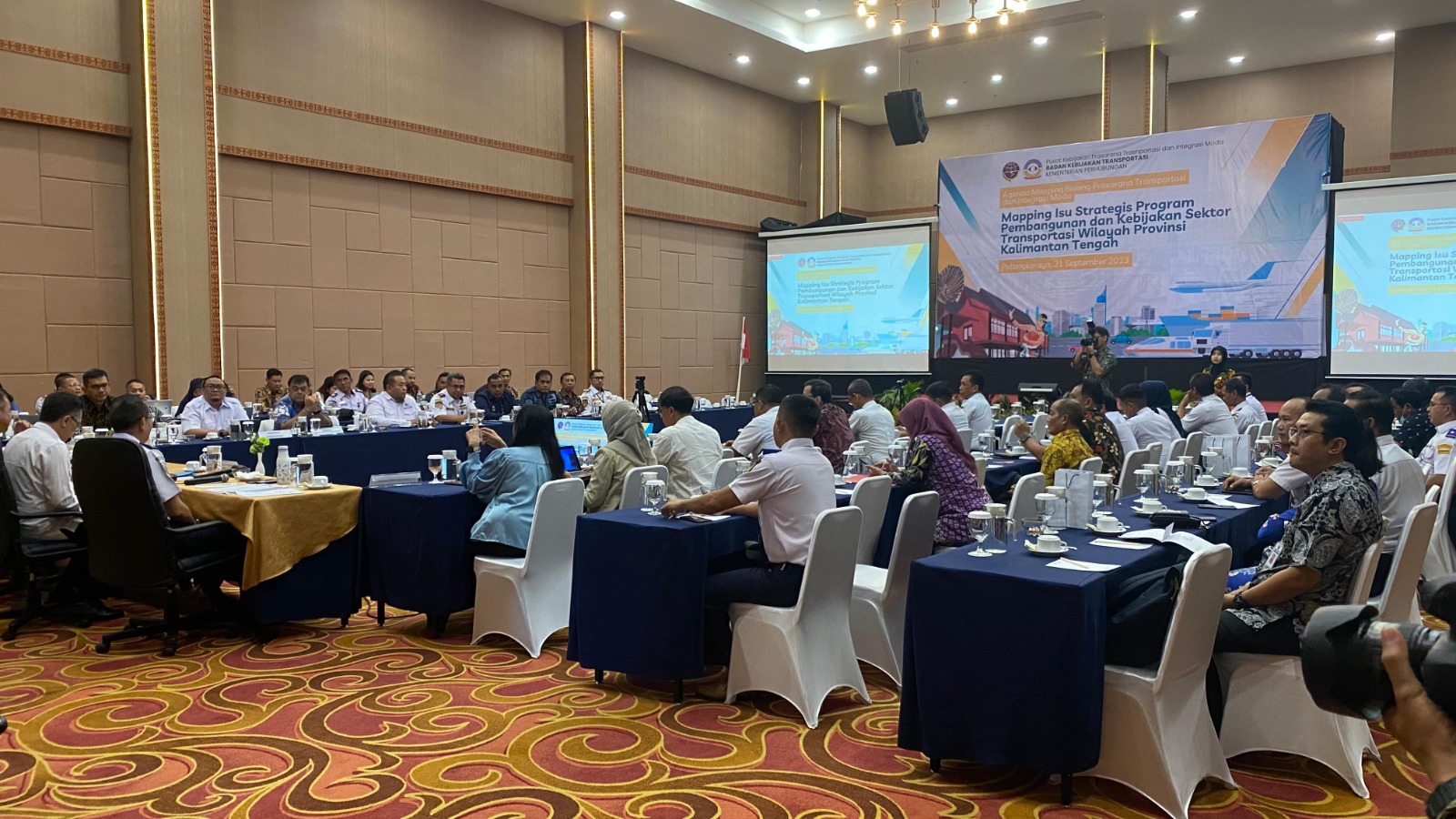 Kadishub Prov. Kalteng Hadiri Rakor Mapping Isu Strategis Prasarana Transportasi dan Integrasi Moda