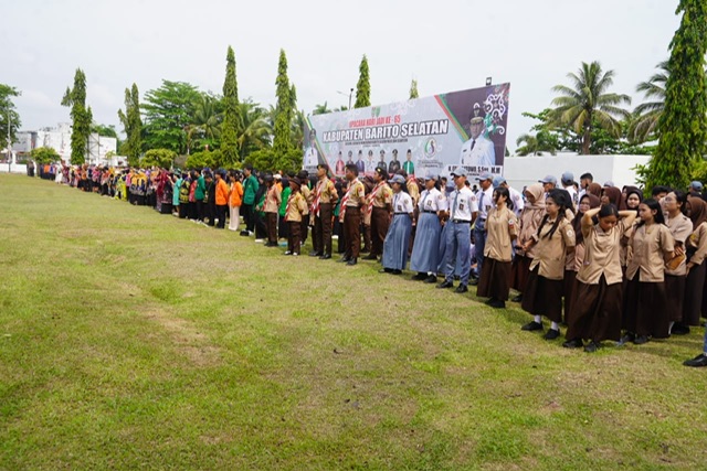 Wagub Edy Pratowo Sampaikan Fokus Pembangunan Pemprov Kalteng di Peringatan Hari Jadi ke-65 Kabupaten Barito Selatan