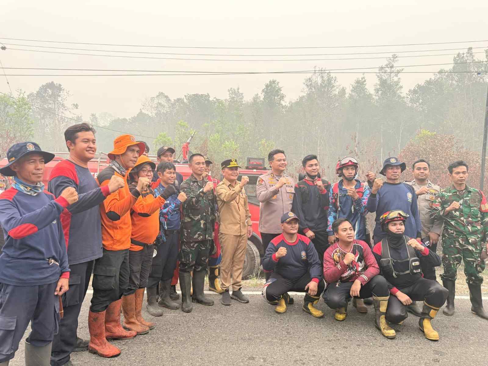 Gubernur Kalteng Tinjau Langsung Penanganan Karhutla di Barsel