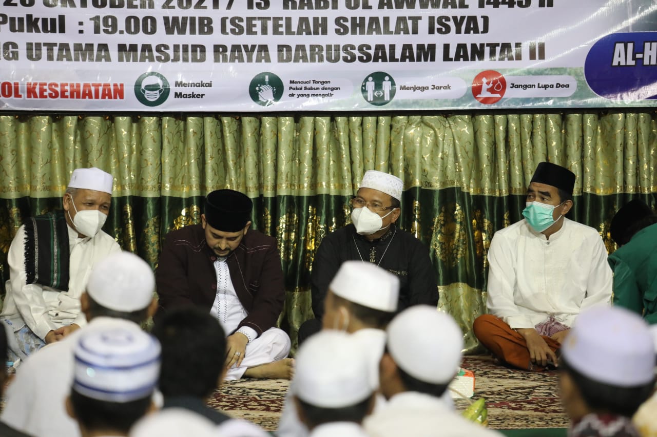 Pj. Sekda Kalteng Hadiri Safari Dakwah Al-Habib Ahmad Al-Habsy 