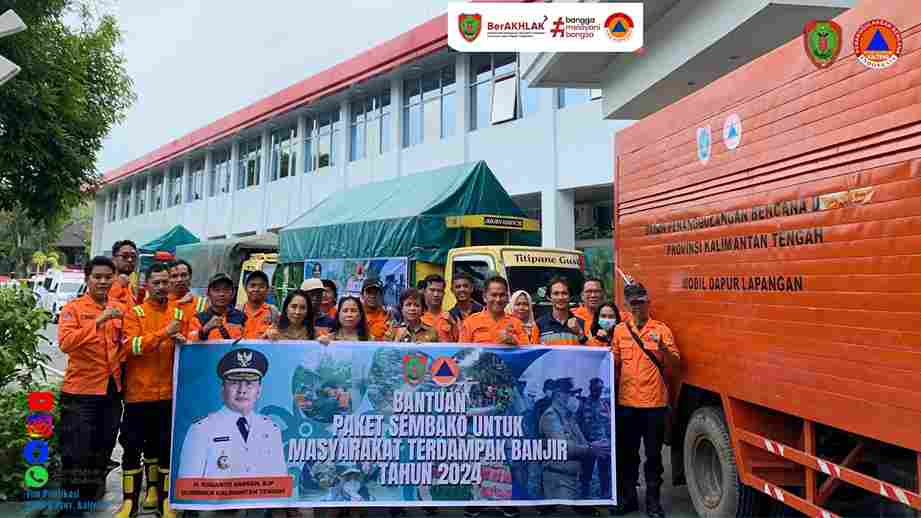 Pemprov Kalteng Berikan Dukungan Dapur Umum bagi Masyarakat Terdampak Banjir di Murung Raya