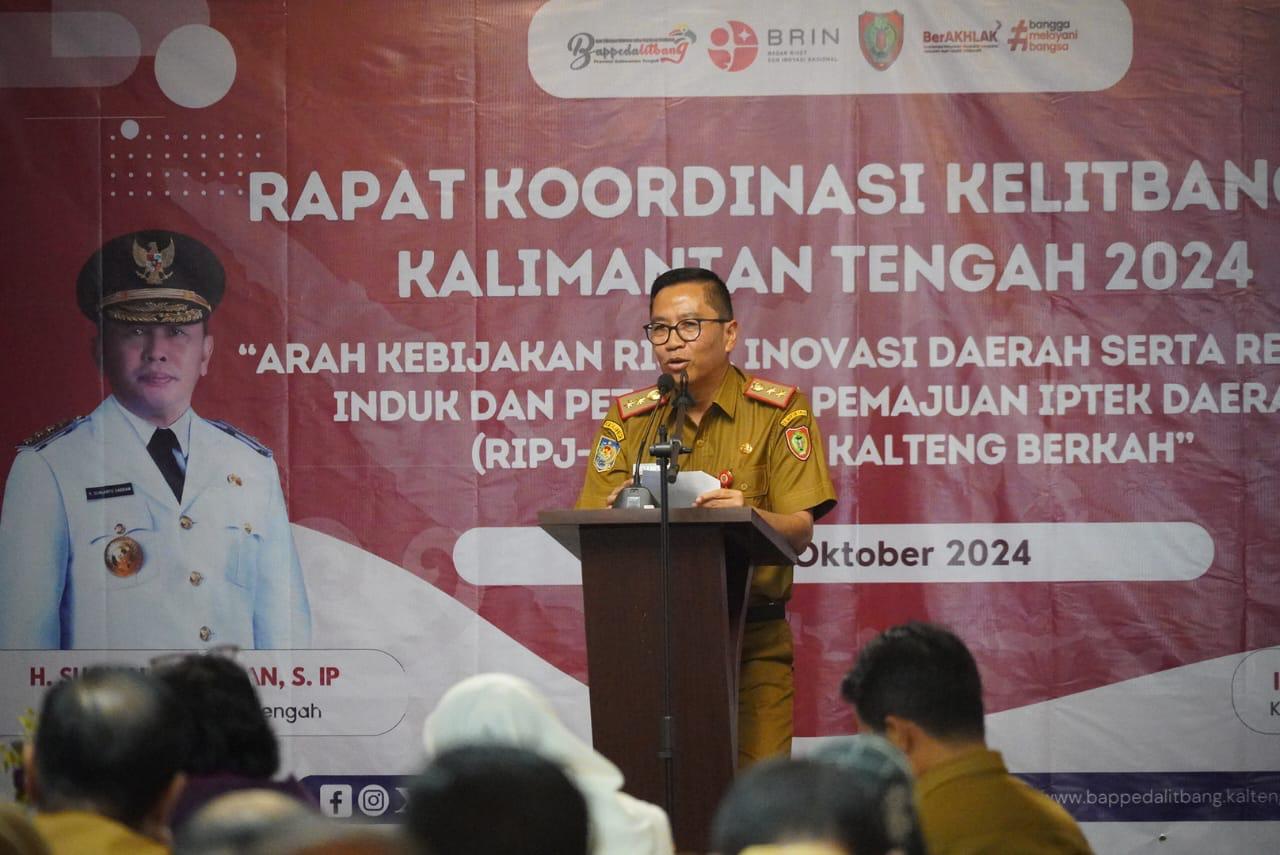 Percepat Pembangunan Tepat Sasaran, Pemprov Kalteng Gelar Rakor Kelitbangan