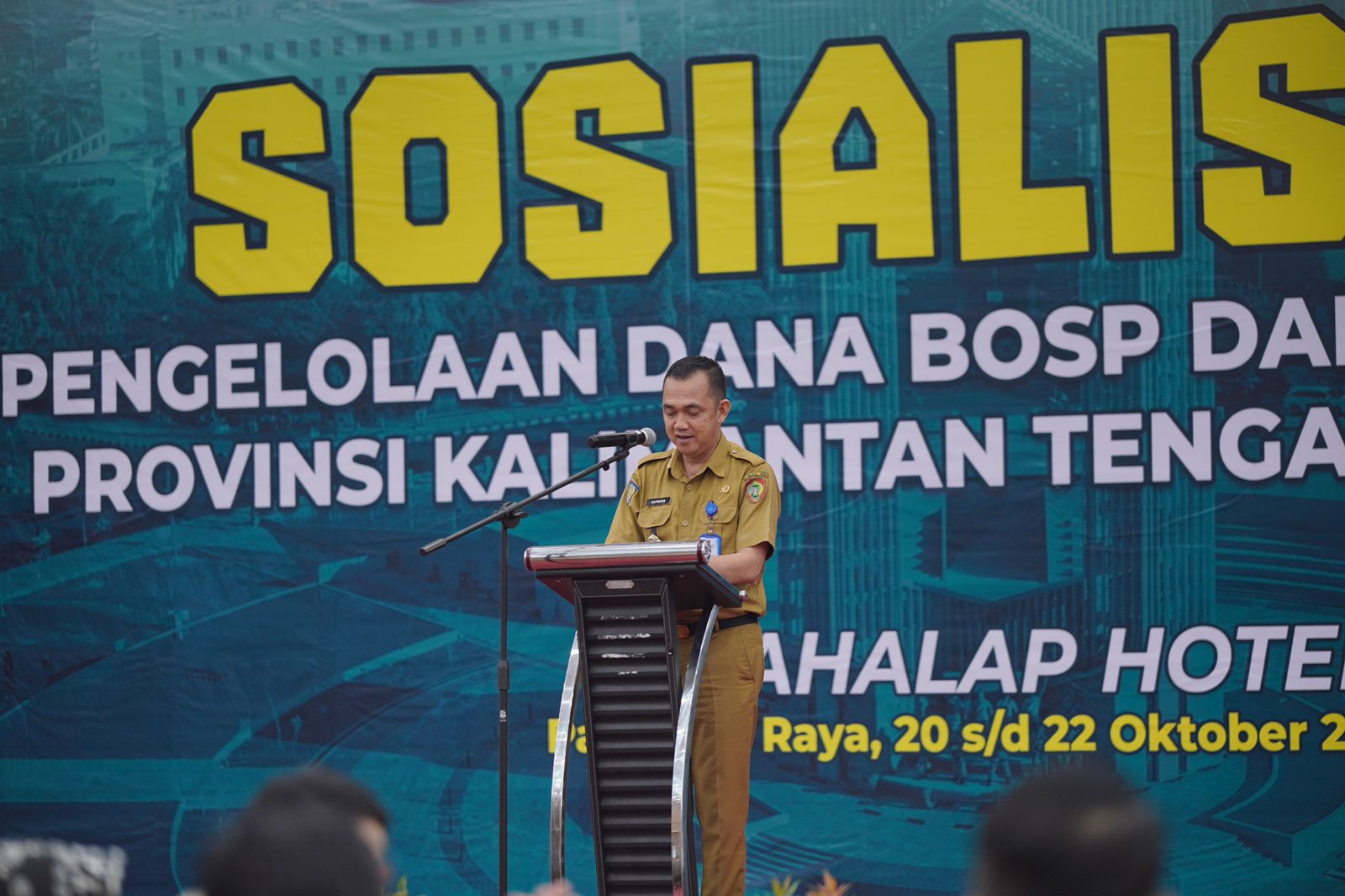 Plh Sahli Pemkumpol Ahmad Husain Buka Sosialisasi Pengelolaan Dana BOSP dan BOSDA Tahun 2024 