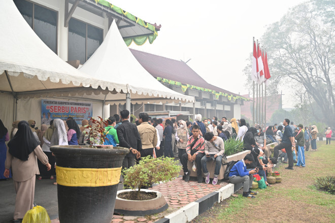 Peringati Hari Pangan Sedunia, Pemkab Kobar Gelar Pasar Murah